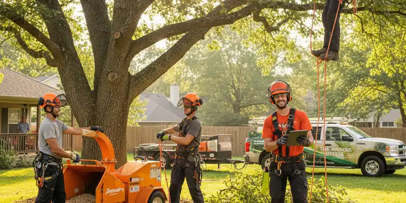 Tree service crew in Kissimmee, FL providing safe tree removal for homeowners