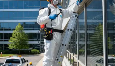 Tree service technician managing insect control for trees in Kissimmee, FL