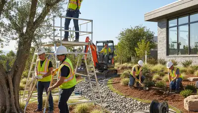 Landscape design for tree service in Kissimmee, FL, creating a storm-ready outdoor space