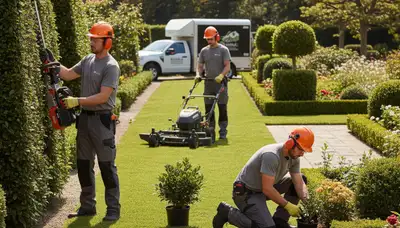 Kissimmee, FL tree service team providing landscaping and arbor care for storm-ready properties