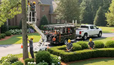 Kissimmee, FL tree service team providing landscaping and tree care for storm-ready yards