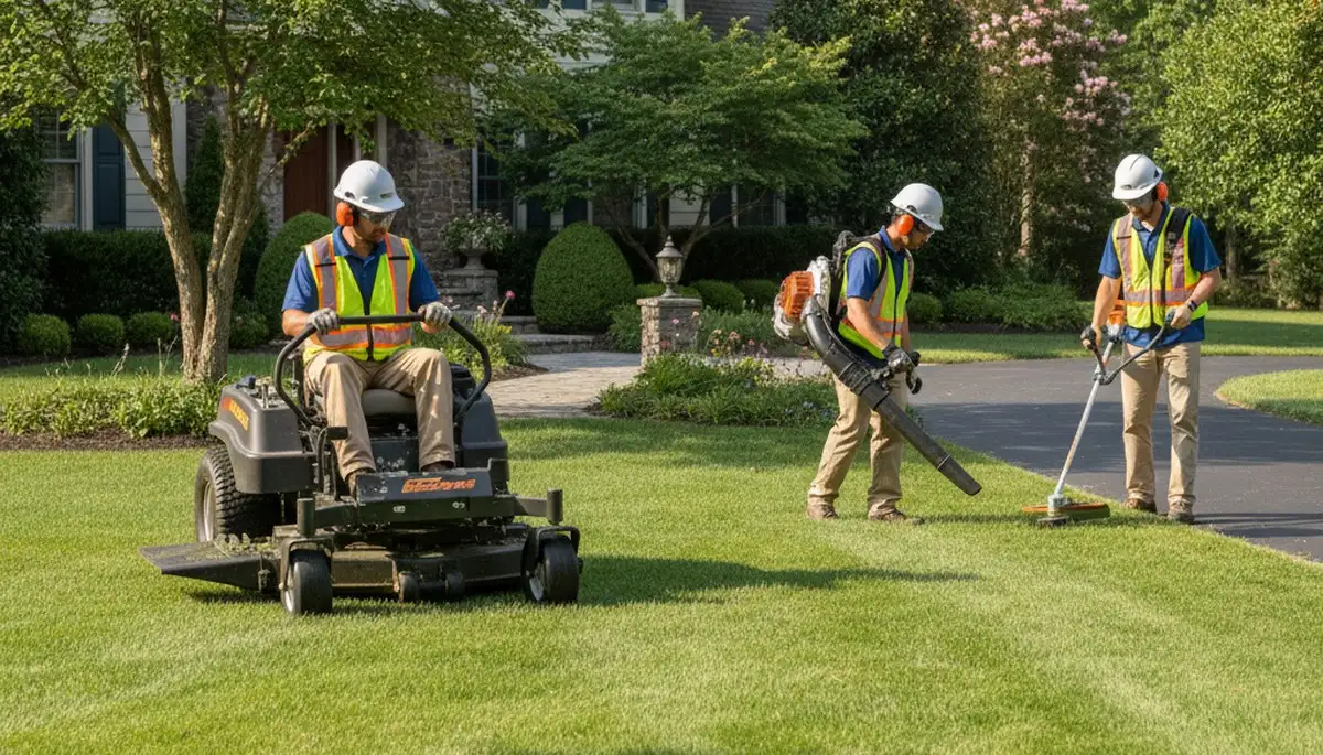 Kissimmee, FL tree service team providing lawn care and yard maintenance for healthy, tidy properties