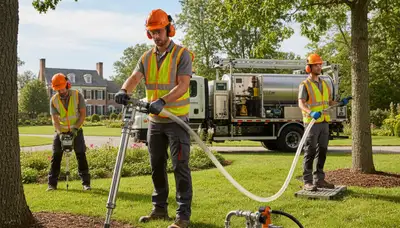 Tree fertilizing service in Kissimmee, FL for healthier trees on a professional arbor care job site