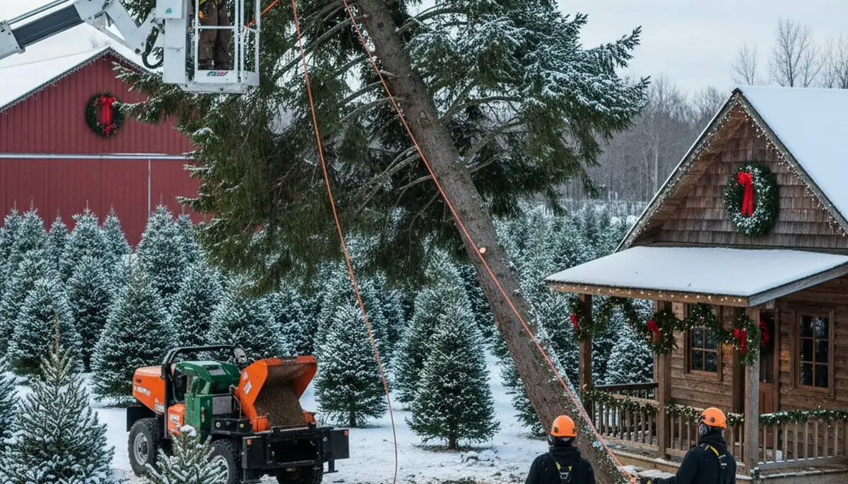 Tree service crew in Kissimmee, FL providing professional tree removal and trimming